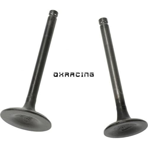 Motorcycle Intake exhaust valves Pair For 56mm Bore YinXiang 140cc 150cc 1P56FMJ W063 Horizontal Engines Dirt Pit Bike Atv Quad