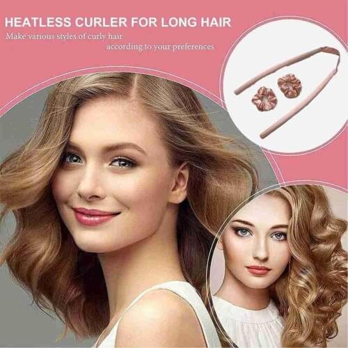 Curly Hair Product Curler No Heat Flexi Rods Heatless Curling Rod Hairstyling Accesorios Sleep Hairdresser Set Lazy Curling Iron