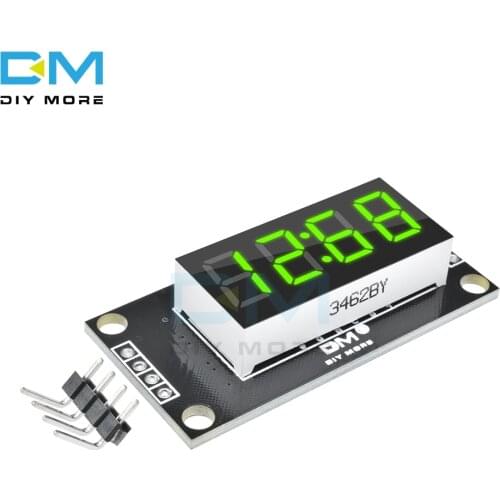 4-Digital Display Module for Arduino with clock 0.36 inch 7 Segments Display Tube Green LED Board TM1637 Module