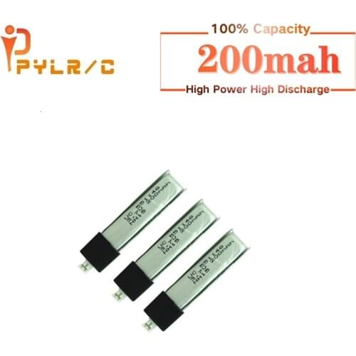 3pcs WLtoys V911 F929 F939 RC Helicopter 3.7V 200mAh new plug 2.00mm Battery For WLtoys V911 F929 F939