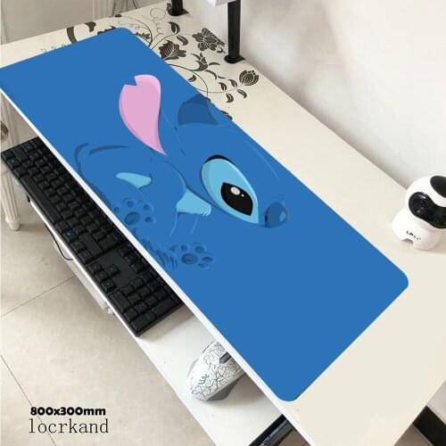 Anime Stitch. Figure Computer Mouse Pad Gamer Mousepad Gaming Accessories Notebook Laptop Keyboard Table Cover Mat Desk Pad