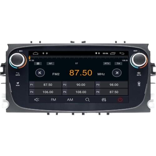 AutoRadio android 9 2Din Car DVD Player For Ford Focus 2 S-Max C-Max Mondeo 4 Galaxy Kuga 2008-2010 GPS Navigation Tape Recorder
