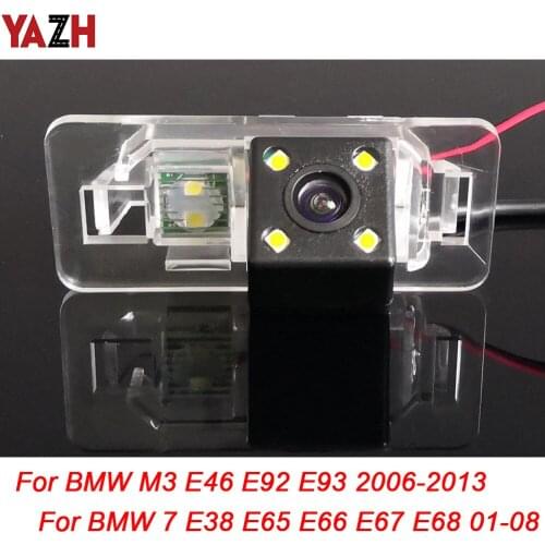 Auto Radio Backup Rear View Camera For BMW M3 E46 E92 E93 /7 E38 E65 E66 E67 E68 HD Car Rear View Camera Parking Reverse Camera