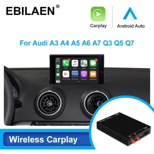 Wireless Carplay Module Box For A1 A3 A4 A4L A5 S5 A6 A7 Q2 Q3 Q5 Q7 MMI System Mirror Link USB Android Auto Voice Command