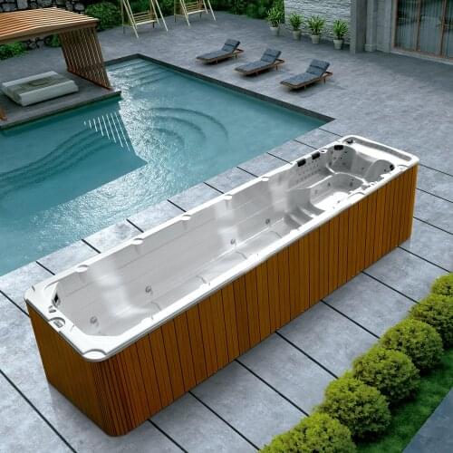 Big Swimming Pool Endless Swim Spa Piscina with Heater M-3326
