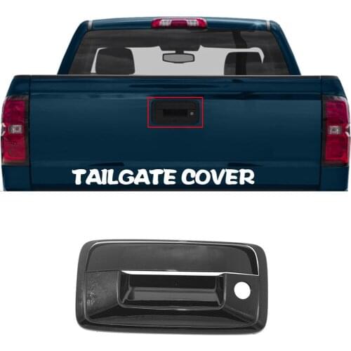 Loyalty for Chevy Colorado&Sierra GMC Terrain&Canyon 2014-2018 Tailgate Handle Cover Black Car Accessories