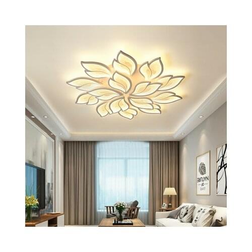Lotus flower crystal light crystal chandelier ceiling cafe hotel ceiling lights ceiling light fans lighting light