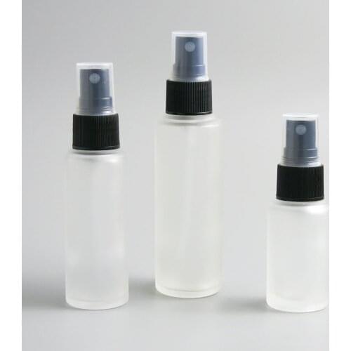 360 x 20ml 30ml 50ml Frost Glass Spary Perfume Bottle 1oz Refillable Empty Glass Bottle With Mist Sprayer Fragrance Atomizer