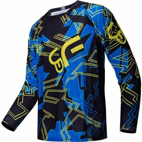 Mountain downhill Bike long sleeve cycling Jersey DH MX RBX MTB racing clothes Off-road Motocross Jersey maillot ciclismo