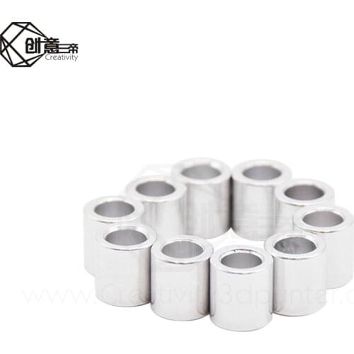 Creativity 20PCS M5*8.3mm Openbuilds Aluminium Spacer V-slot Isolation Column Separate Pillar Quarantine Bore 3D Printer Parts