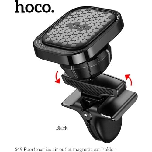 S49 Fuerte series air outlet magnetic car holder iPhone Samsung GPS load 1000g strong magnetic car holder