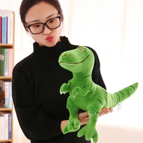 Soft Comfortable Simulated Plush Toy 3D Animal Dinosaur Tyrannosaurus Stuffed for Household Child Educational Playing