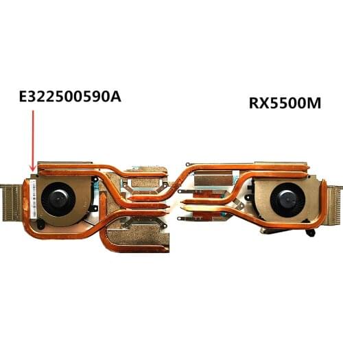 New Laptop/Notebook CPU/GPU Cooling Radiator heatsink&fan for MSI GE63 GE63VR 7RF Raider MS-16P1 GTX1070M 1070 7 Brass upgrade