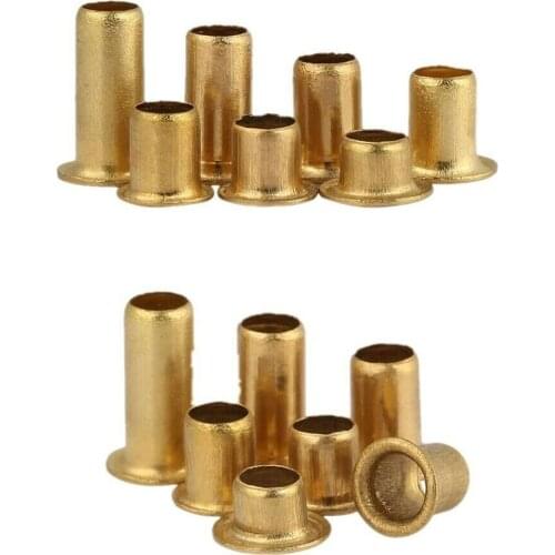 M0.9-M1.7 Copper Eyelet Button Rivet Hollow Copper Rivet Copper Piece Single Tube