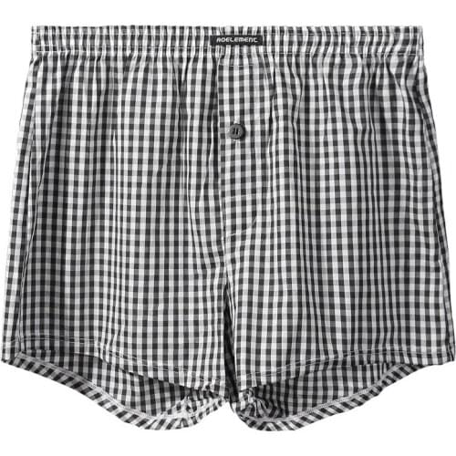 Sexy Mens Boxers Cotton Underwear Plaid Panties Man Breathable Pouch Underpants Male Arrow Pants Cueca Calzoncillo Plus Size
