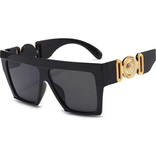 Oversize Square Sunglasses Women Fashion New Vintage Big Frame Shades Men Sun Glasses UV400 Eyewear Oculos Gafas De Sol