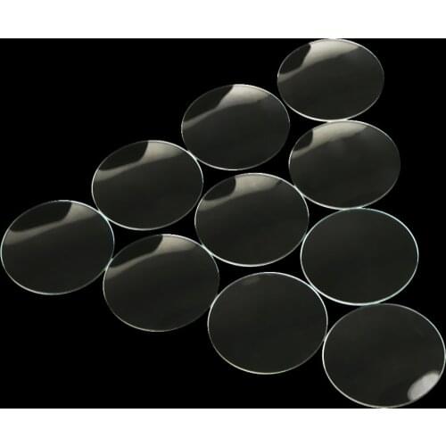 10pc 28/29/30/31/32/33mm Dia Double Convex Lens Watch Glass Replacement Part