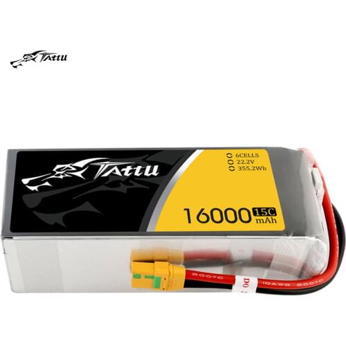 TATTU 22000mAh 25C Lipo Batteries 6S 22.2V 22.8V Plus tteria Smart RC Battery for S800 S900 S1000 UAV Quad Helicpter Drone