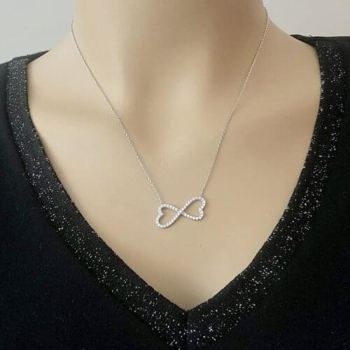 Wife 925 Sterling Silver Necklace Women Girls Gift Jewelry Accessories Fashion Handmade Elegant Chain