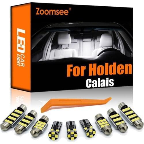 Zoomsee 11Pcs Interior LED For Holden Calais 2017+ Canbus Vehicle Bulb Indoor Dome Reading Trunk Light Error Free Auto Lamp Kit