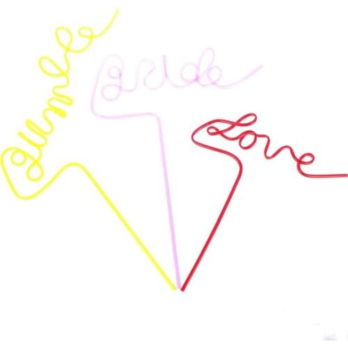 1PC Hot New Plastic Straws Bachelorette Party Favors Bride Straw for Bachelorette Party Decoration Party Supplies 34cm 3 Colors