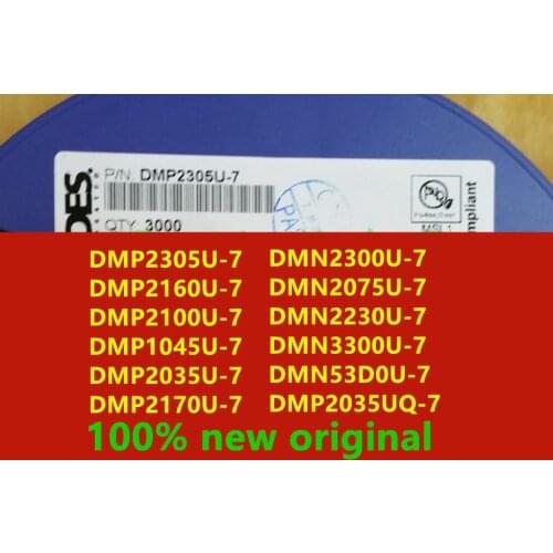 20PCS DMP2305U-7 DMP2160U-7 DMP2100U-7 DMP1045U-7 DMP2035U-7 DMP2170U-7 DMN2300U-7 DMN2075U-7 DMN2230U-7 DMN3300U-7 DMN53D0U-7