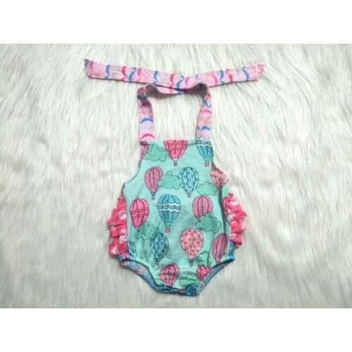 2019 summer Baby Boys Romper One-pieces Girls Unisex Newborn Rompers infant hot air balloon Boy Clothes Outfit gxj