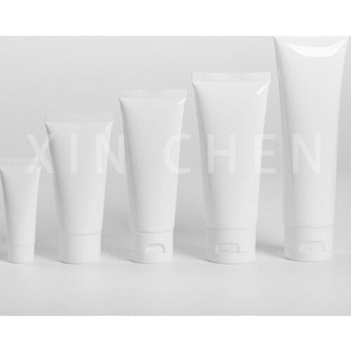 30pcs Cosmetic Soft Tube Flip Cap Empty Plastic PE Cream Lotion Shampoo Gel Containers for Travel 10ml 20ml 30ml 50ml 80ml 100ml