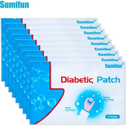 Sumifun 30pcs Burning Fat Diabetic Patch Natural Herbal Cure Lower Blood Glucose Treatment Blood Balance Medical Diabetes Patch