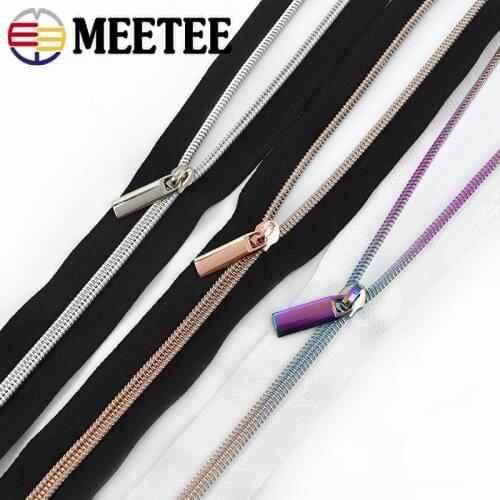 30Yards 5# Nylon Zipper for Sewing DIY Plastic Coil Zip Open-end Zippers Sports Coat Bag Garment Clothing Accessories