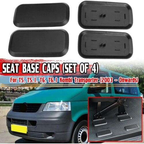 4PCS Car Seats Base Cover Caps for T5 T5.1 T6 T6.1 Kombi Transporter 2003
