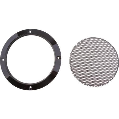 6.5' Round Speaker Protective Mesh Cover Speaker Grille Replacement Part - 4Piece
