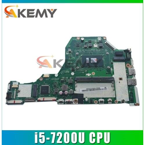 Akemy Laptop motherboard For ACER Aspire A515-51 i5-7200U Mainboard LA-E891P SR342 DDR4