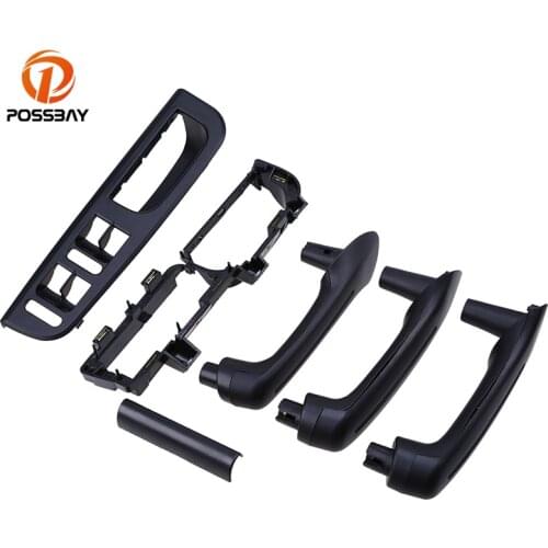 POSSBAY Car Door Handles Window Switch Control Panel Trim Bezel for VW Golf IV 4 GTI/R32/Variant /Bora 1J Sedan Interior Parts