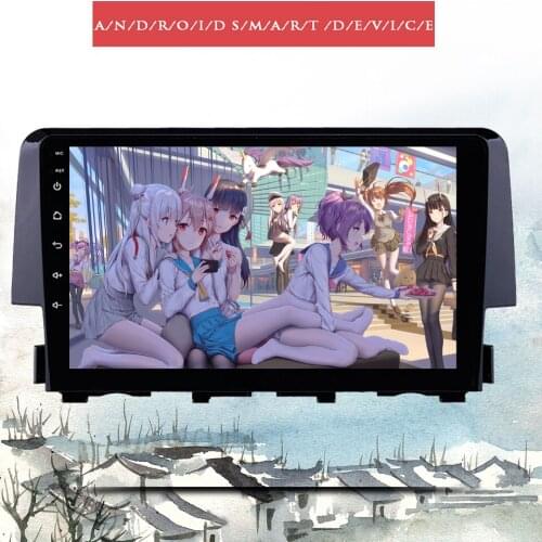 For Honda Civic 2016 2018 Car GPS Navigation Music PC Tape Recorder Headunit Multimedia 4G WIFI Android 10.0 6G+128G DAB CarPlay