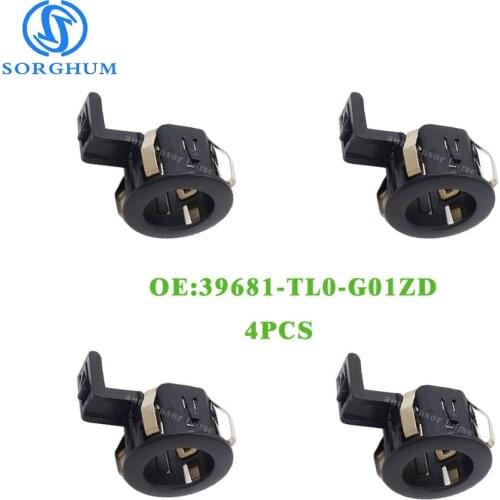 4PCS black 39681TL0G01 PDC Parking Sensor Retainer For Toyota Honda Accord 39681-TL0-G01ZD 39681-TL0-G01 Parking Sensor bucket