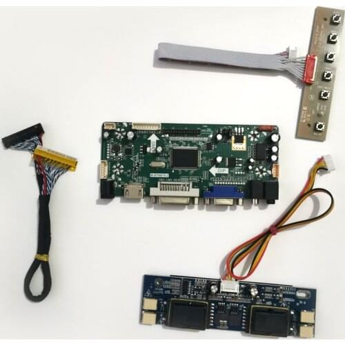 For HSD190MGW1 HT190WG1 19" 1440*900 Inverter+cable VGA+DVI LVDS 30-Pin 4CCFL M.NT68676 LCD display controller card DIY kit