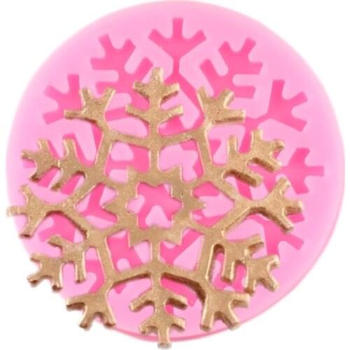 Snowflake Silicone Mold Cake Border Fondant Molds Cake Decorating Tools Candy Making Mould Chocolate Gumpaste Moulds