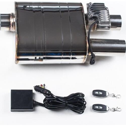 Valve Muffler 63mm Exhaust Cutout Valve Mufflers Electric Valve Sliencer Sounds Muffler Remote Control Sounds