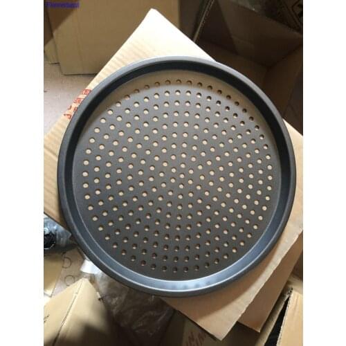Innovative Bakeware Home Kitchen Baking Tools Perforated Carbon Steel Nonstick Pizza Baking Pan Tray Pizza Plate Dishes Holder