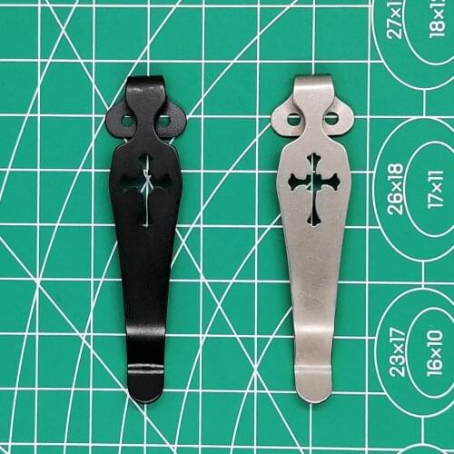 Titanium Alloy Pocket Clip 2-Hole Made For Spyderco PM2 C81 C10 C11