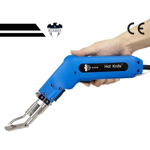 KS EAGLE Electric Hot Knife Hand Held Hot Knife Fabric Cutter Heat Cutter Tool Kit- with Blades & Accessories