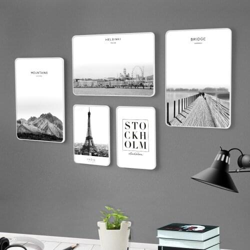 Modern decor picture frame set framed wall art frames for pictures The sitting room office wall decoration framed wall art