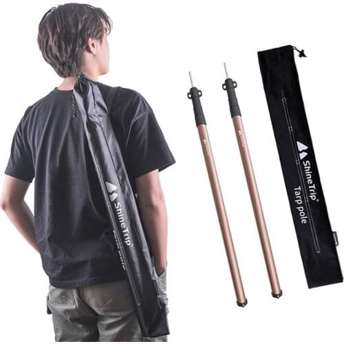 Outdoor Camping Travel Portable Ultra-light Aluminum Alloy Free Disassembly Camping Tent Pole Canopy Pole Set