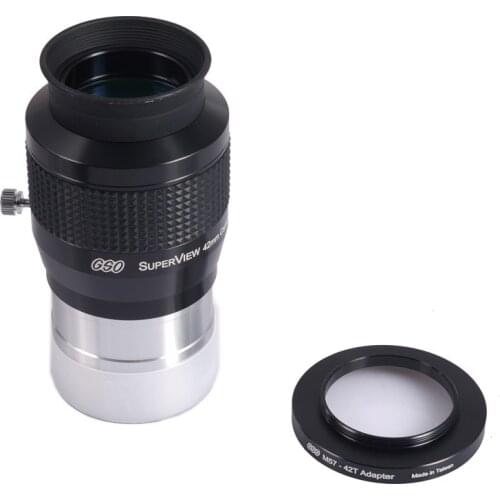 GSO 2" Superview 42MM Wide Field 68degree eyepiece include a M57-42T adapter
