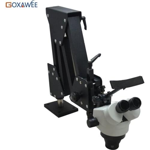 H-Q Professional 7-45X Binocular Microscope 200-500mm Zoom Articulating Arm Stereo Microscope With Long Working Distance
