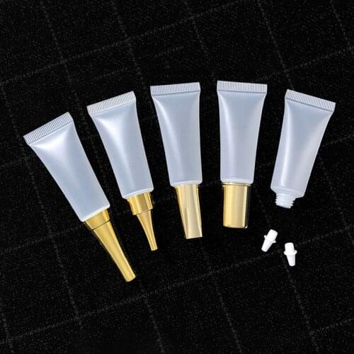 10ml 50pcs/lot Clear Soft Hose Tube Lotion Cosmetic Packaging Container Cosmetic Sample Tube Makeup Squeeze Sub-bottling