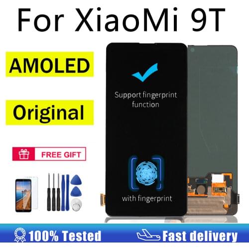 AUMOOK AMOLED for Xiaomi Mi 9T Pro LCD Screen Touch Display Digitizer Parts for MI9T Pro Redmi K20 Touch LCD Screen Display