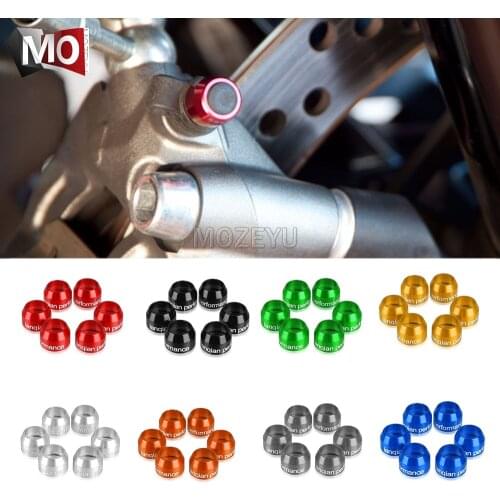 Motorcycle Universal Billet Bleed Valve Cover Kit For HONDA CB550 CB650F CB650R CB700 CB750 CB750F CBF1000 CBF125 CBF500 CBF600