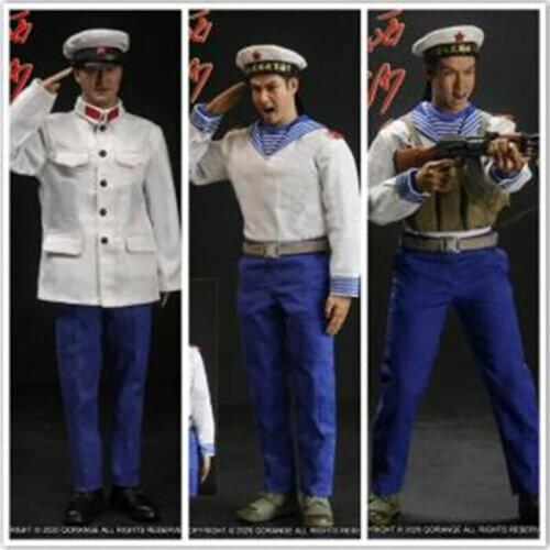 IN stock QOTOYS 1/6 Scale QOM-1013A Battle In Xisha Islands Army Clothing Props Set Fit 12" Male Action Figure Body